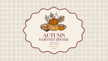 Harvest Dinner
